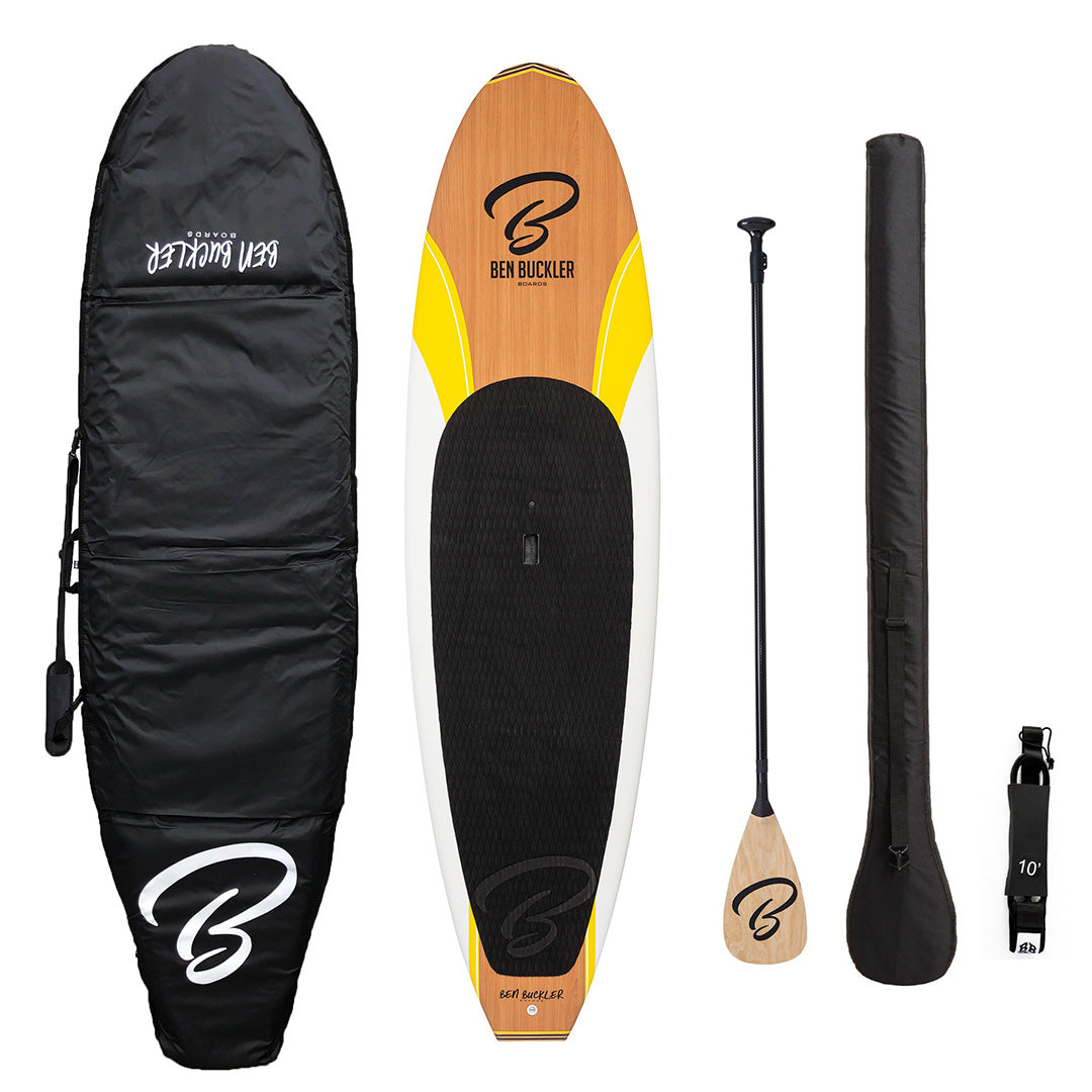 Toe Paddle Toes Nose II Yellow Paddle Board – Ben Buckler Boards