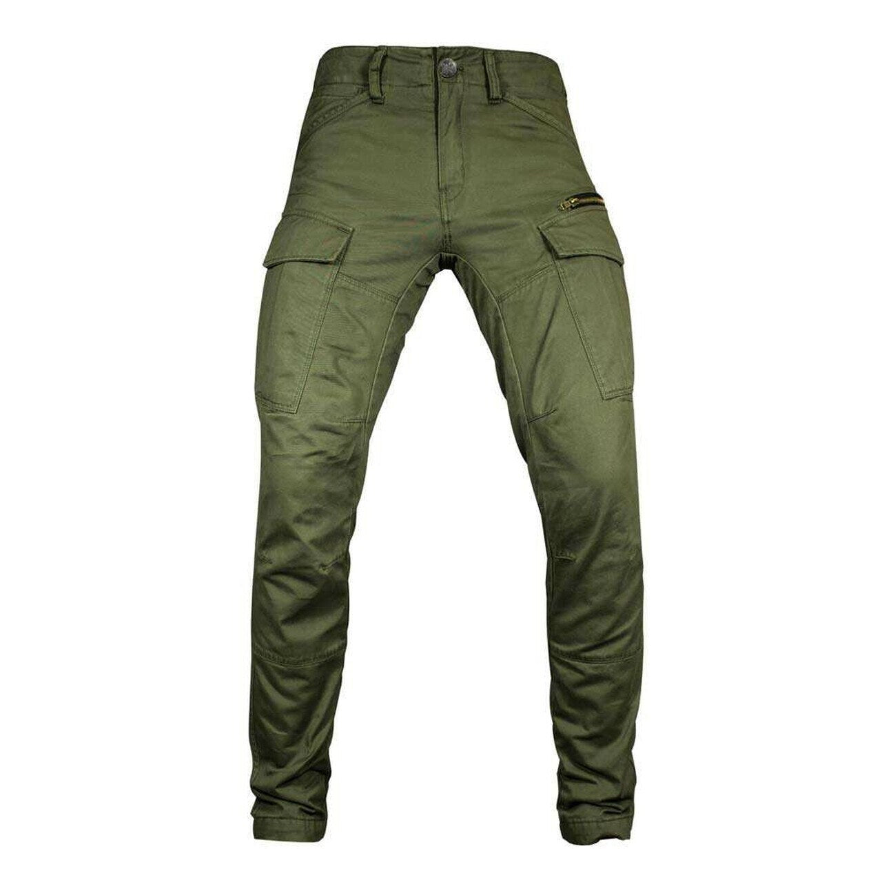 JohnDoe Cargo Pants in Olive colour, front view