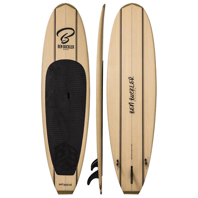 Woody Orginal SUP paddle board showing front, side and back view